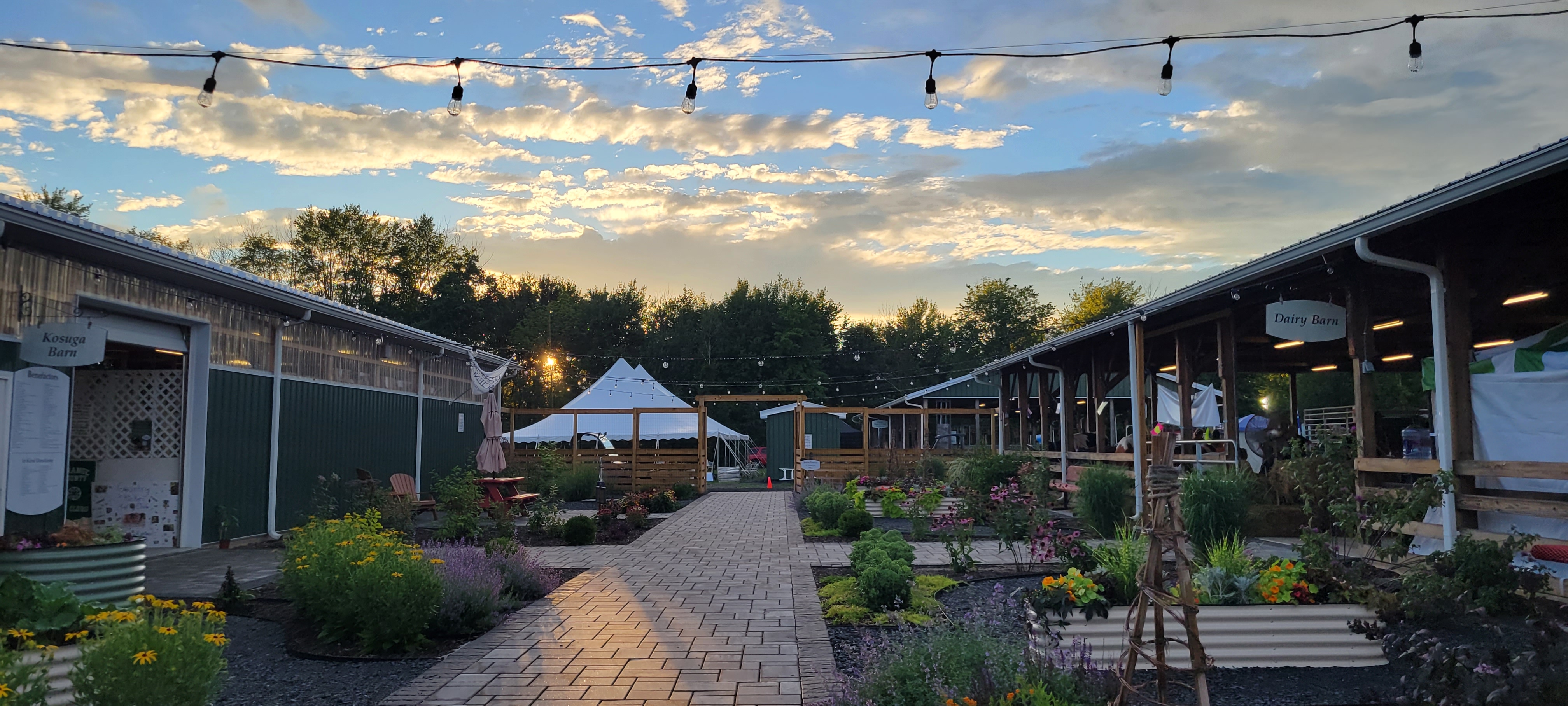 Garden at the Education Center & 4-H Park in Otisville, NY