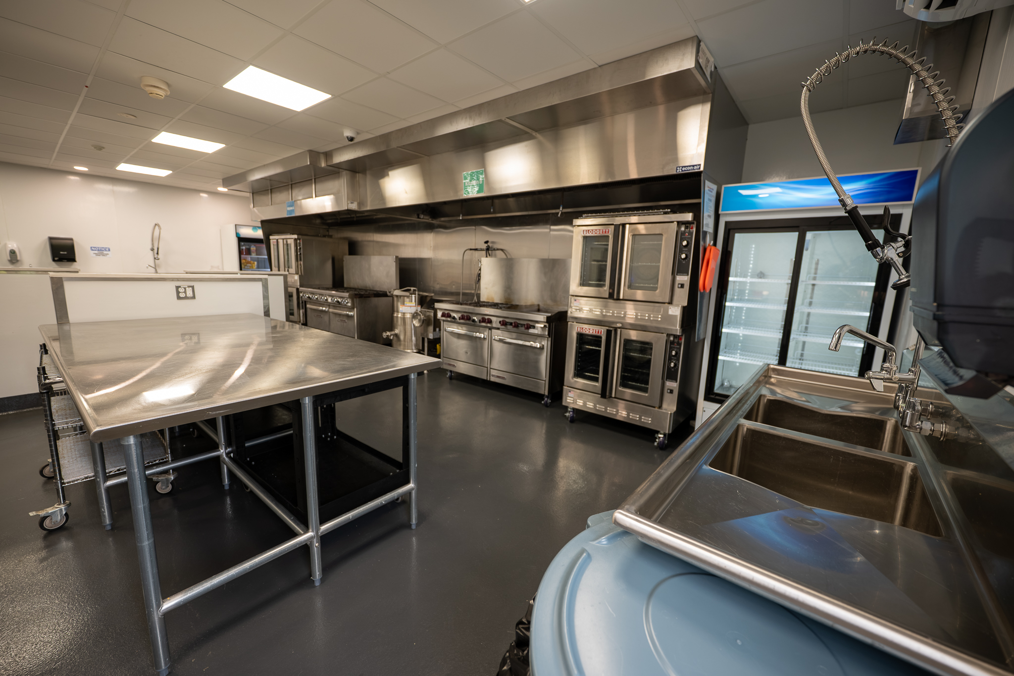 Interior of Broome incubator Kitchen
