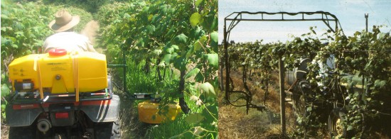 CDA Sprayer and over-the-row spray boom applicator