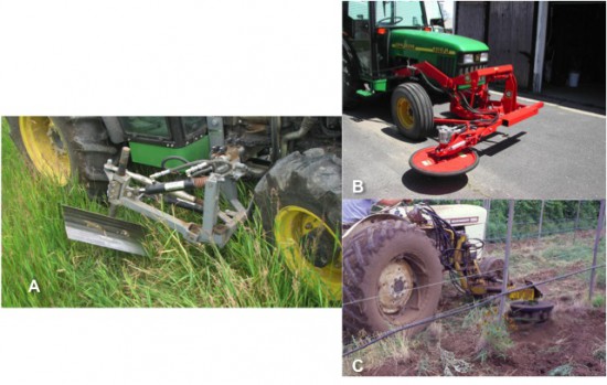 Examples of Mechanical Weed Removal Equipment