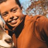 Picture of Faith Shultz with a goat