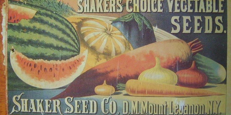 Shaker Seed company packet.