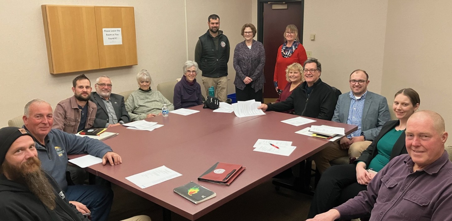 people sitting around a table