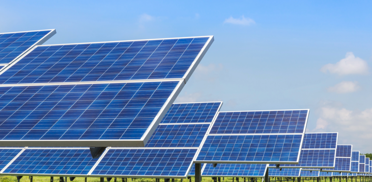 A solar farm in Albany County.