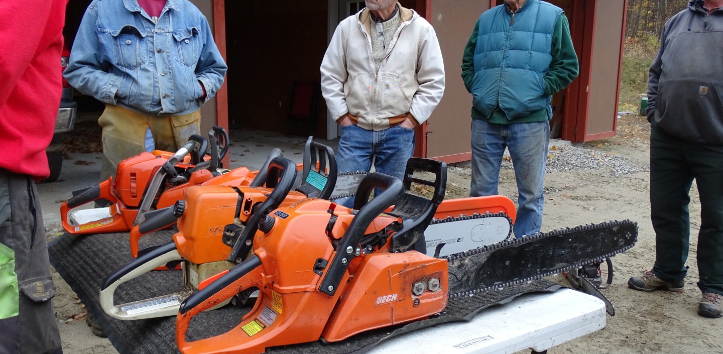 Chainsaw safety class.