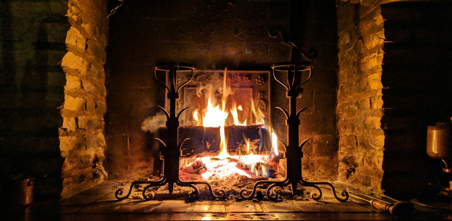 Fireplace. 