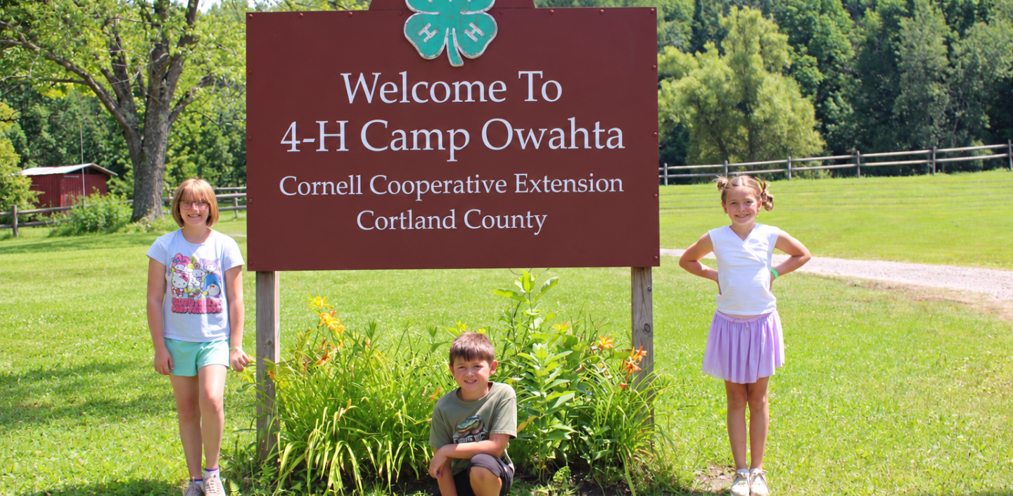 kids with sign