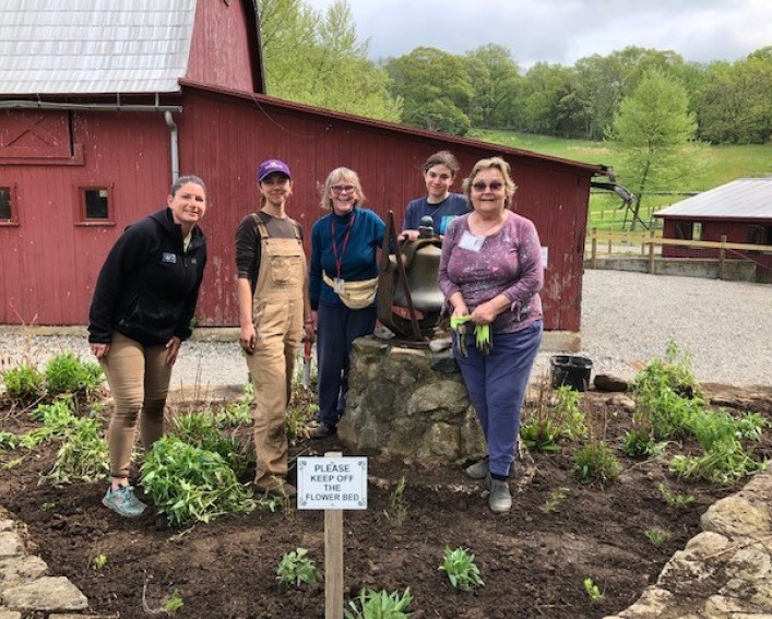Master Gardeners Volunteering at Hilltop Hanover Farm