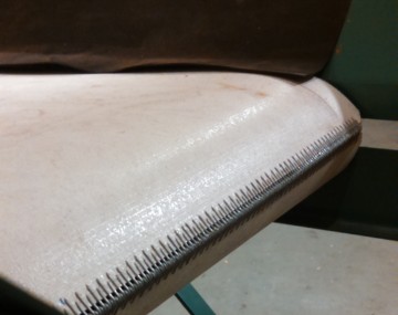 Conveyor belt on a conveyor produce washing machine.